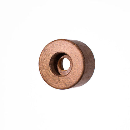 A single metallic copper-colored cylindrical component with a hollow center hole, shown on a plain white background.